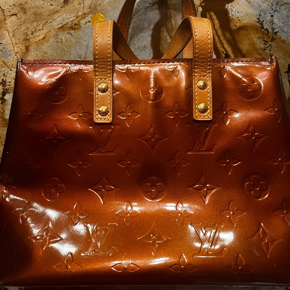 Louis Vuitton Reade PM Top Handle Tote Bronze